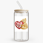 Банка с бамбуковой крышкой