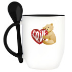 Кружка с ложкой