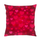 Подушка 35x35 см Сердца