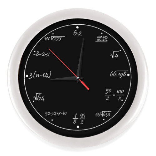 Настенные часы Гению математики