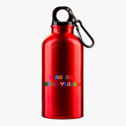 Металлическая бутылка 400 мл UV-DTF