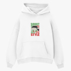 Толстовка худи оверсайз