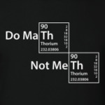 Do math not meth