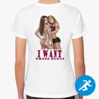 Женская спортивная футболка