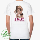 Женская футболка органик