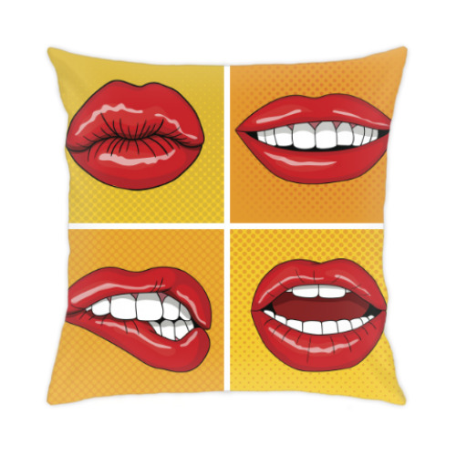 Подушка Sexy Lips