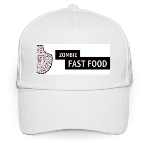 Кепка бейсболка с принтом Зомби