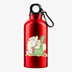 Металлическая бутылка 400 мл UV-DTF