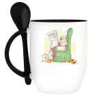 Кружка с ложкой