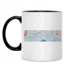 Кружка двухцветная