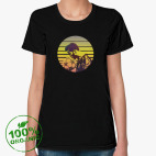 Женская футболка органик