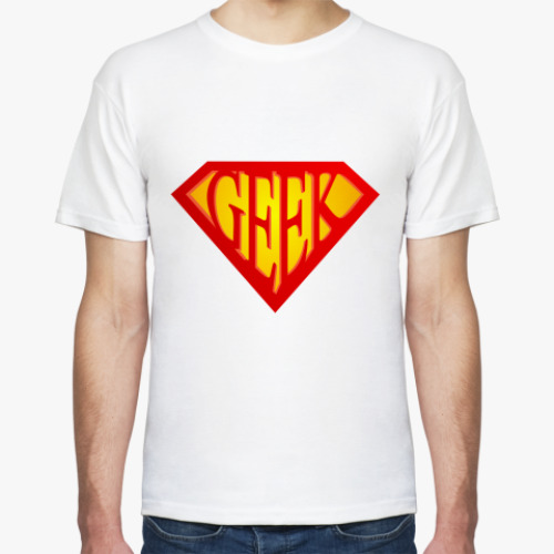 Футболка с принтом Geek