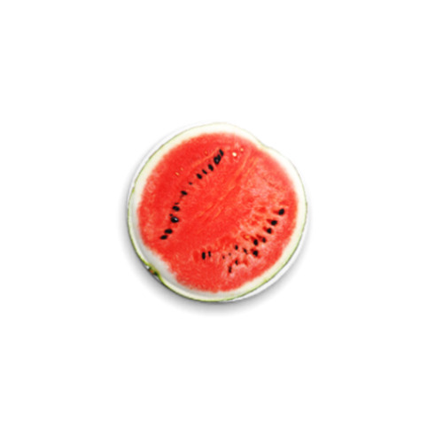 Значок 25мм с принтом  Арбуз