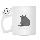 Кружка с футбольным мячиком