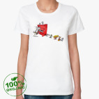 Женская футболка органик