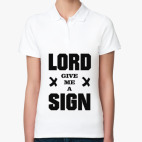 Женская рубашка поло