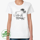 Женская футболка органик