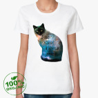 Женская футболка органик