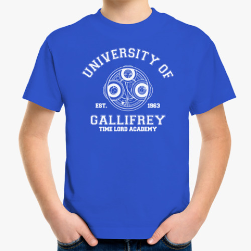 Детская футболка University of Gallifrey