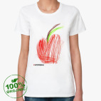 Женская футболка органик