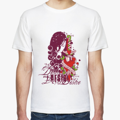 Футболка с принтом  Desire