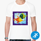 Мужская спортивная футболка