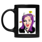 Кружка цветная UV-DTF