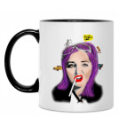 Кружка двухцветная