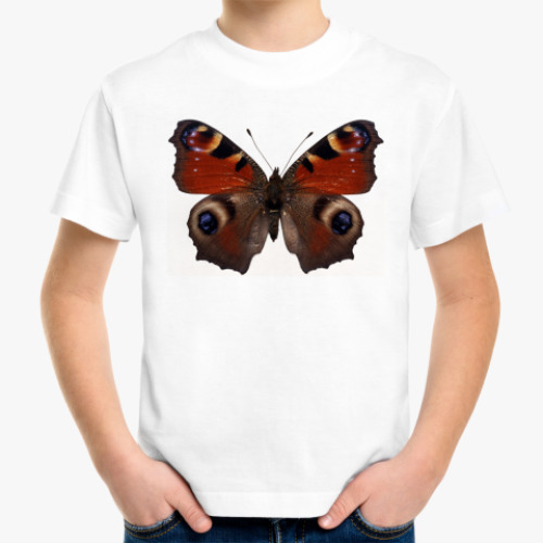 Детская футболка с принтом Бабочка