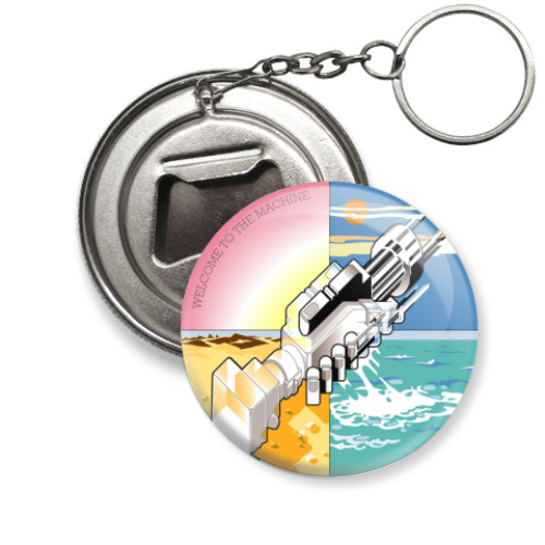 Брелок-открывашка с принтом Pink Floyd