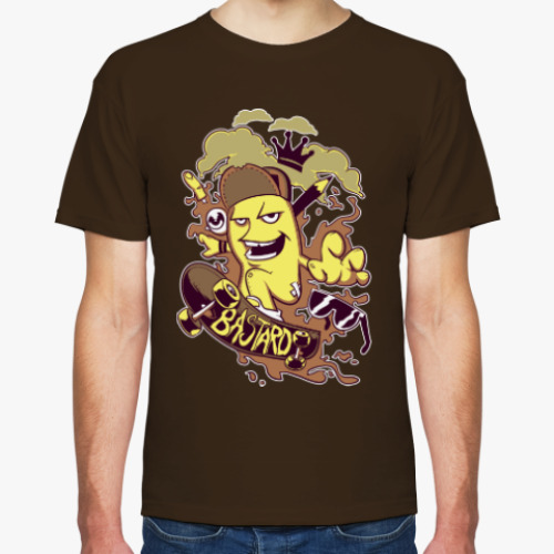 Футболка с принтом Скейтер