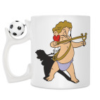 Кружка с футбольным мячиком