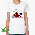 Женская футболка органик