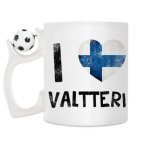 Кружка с футбольным мячиком