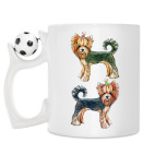 Кружка с футбольным мячиком