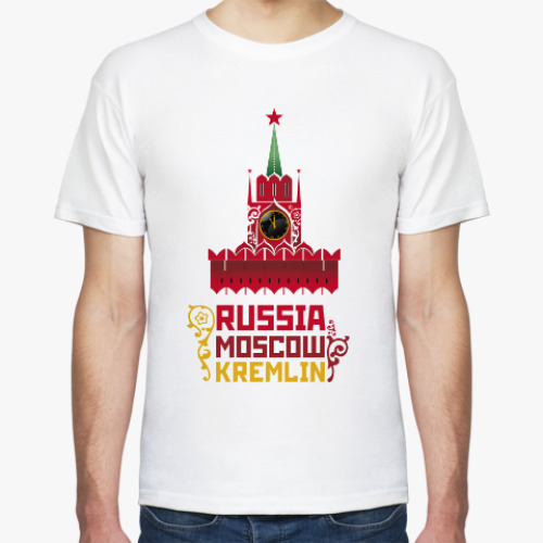 Футболка с принтом Кремль