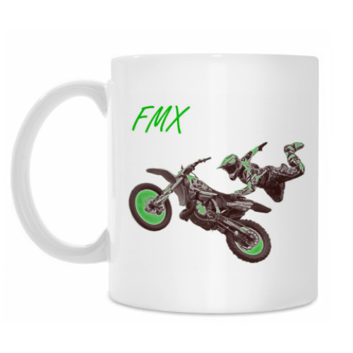 Кружка с принтом Мотофристайл