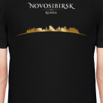 Новосибирск Россия, силуэт города