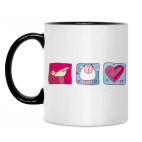 Кружка двухцветная