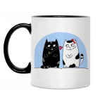 Кружка двухцветная