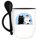 Кружка с ложкой