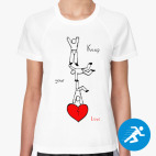 Женская спортивная футболка