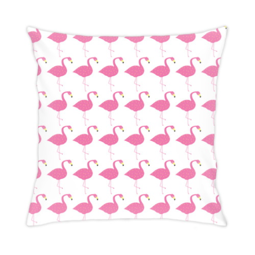 Подушка Розовый Фламинго
