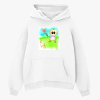 Толстовка худи оверсайз