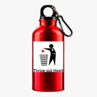 Металлическая бутылка 400 мл UV-DTF