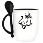 Кружка с ложкой