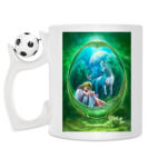 Кружка с футбольным мячиком