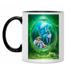 Кружка двухцветная