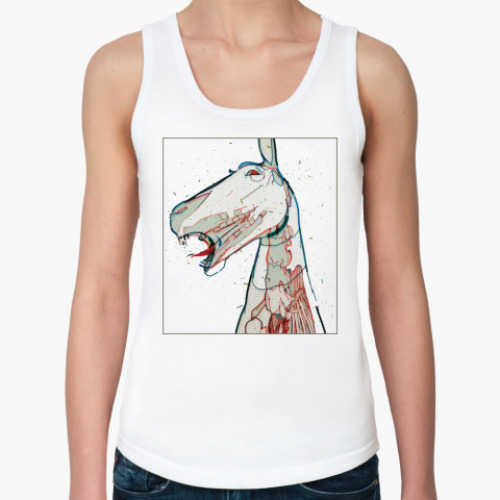 Женская майка с принтом Adam