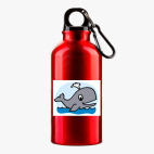 Металлическая бутылка 400 мл UV-DTF